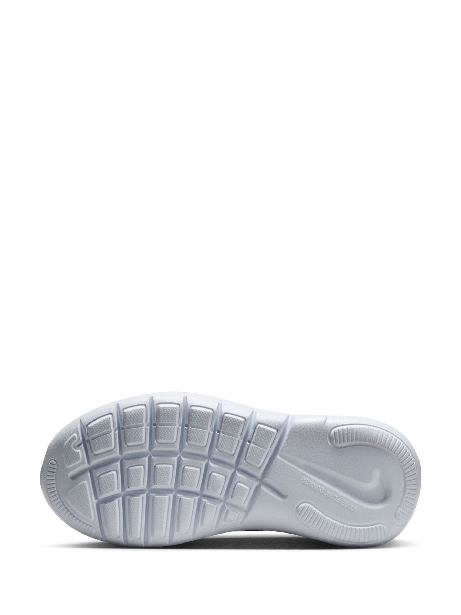 Nike Black/White Junior Flex Runner 4 Trainers image 8