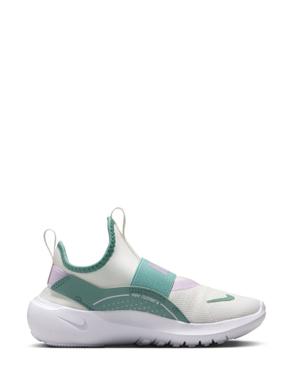 Nike White/Green Pink Junior Flex Runner 4 Trainers image 3
