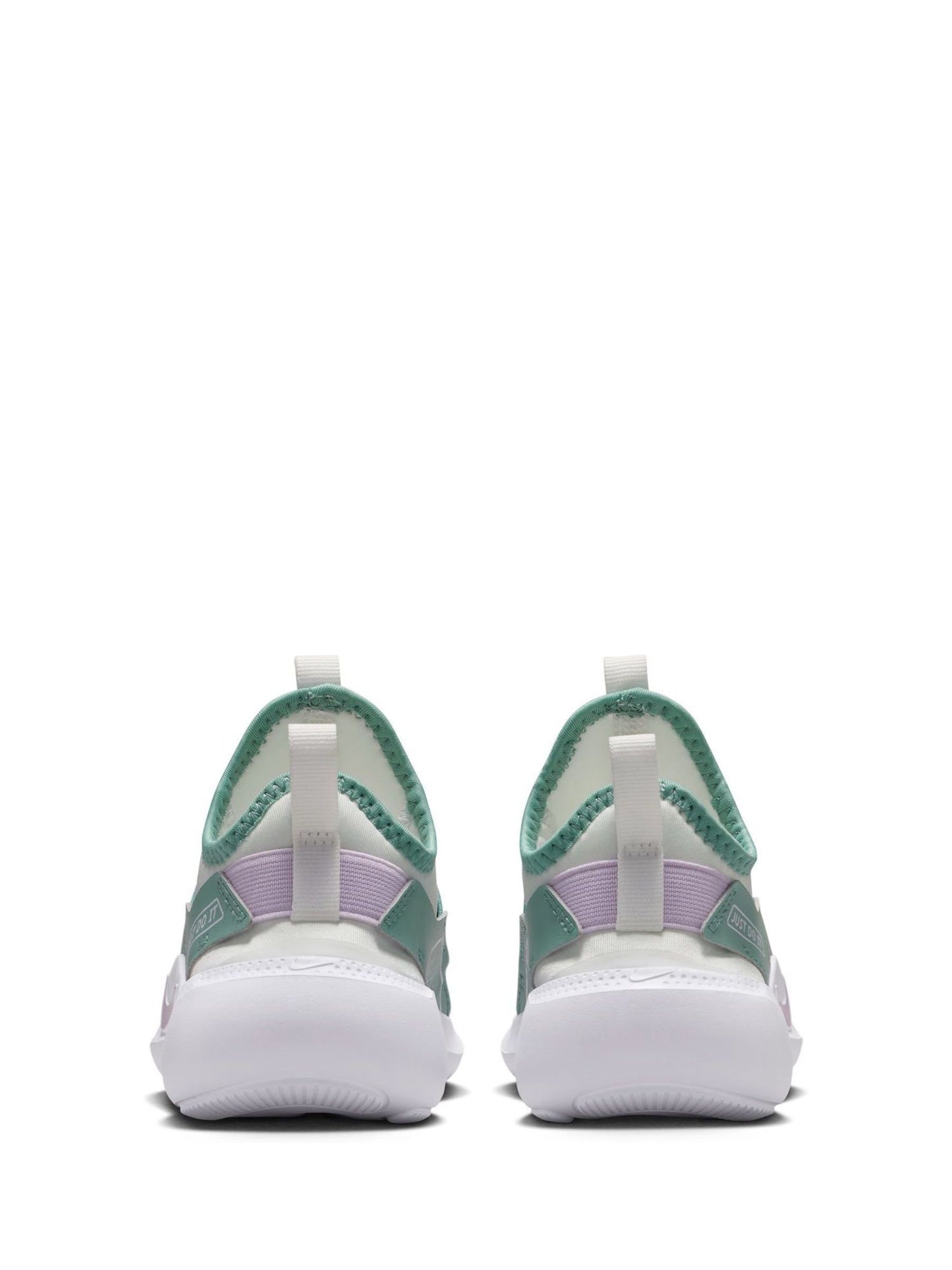 Nike White/Green Pink Junior Flex Runner 4 Trainers image 5