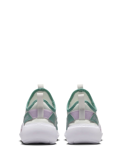 Nike White/Green Pink Junior Flex Runner 4 Trainers image 5