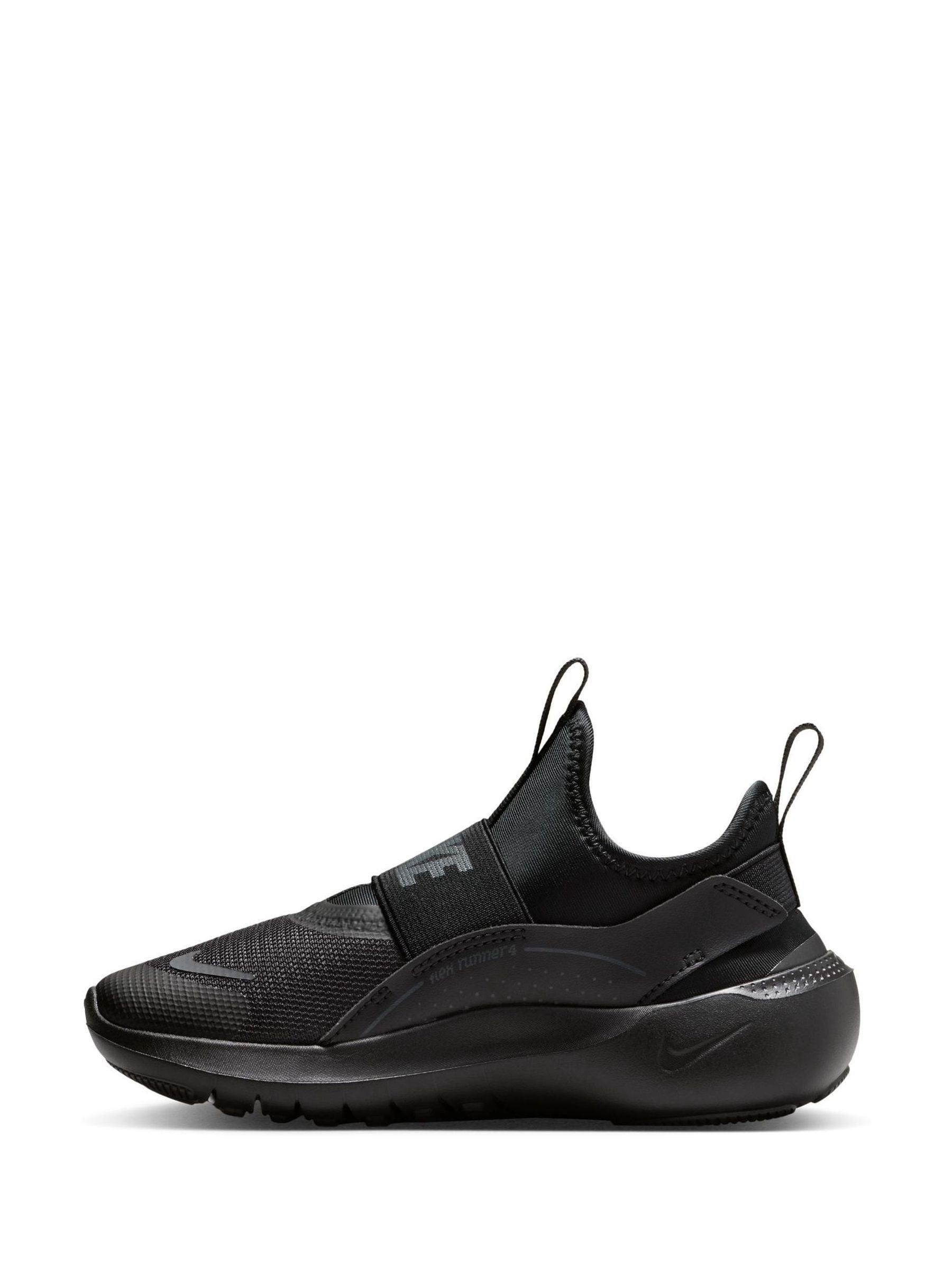 Nike Black Junior Flex Runner 4 Trainers image 4