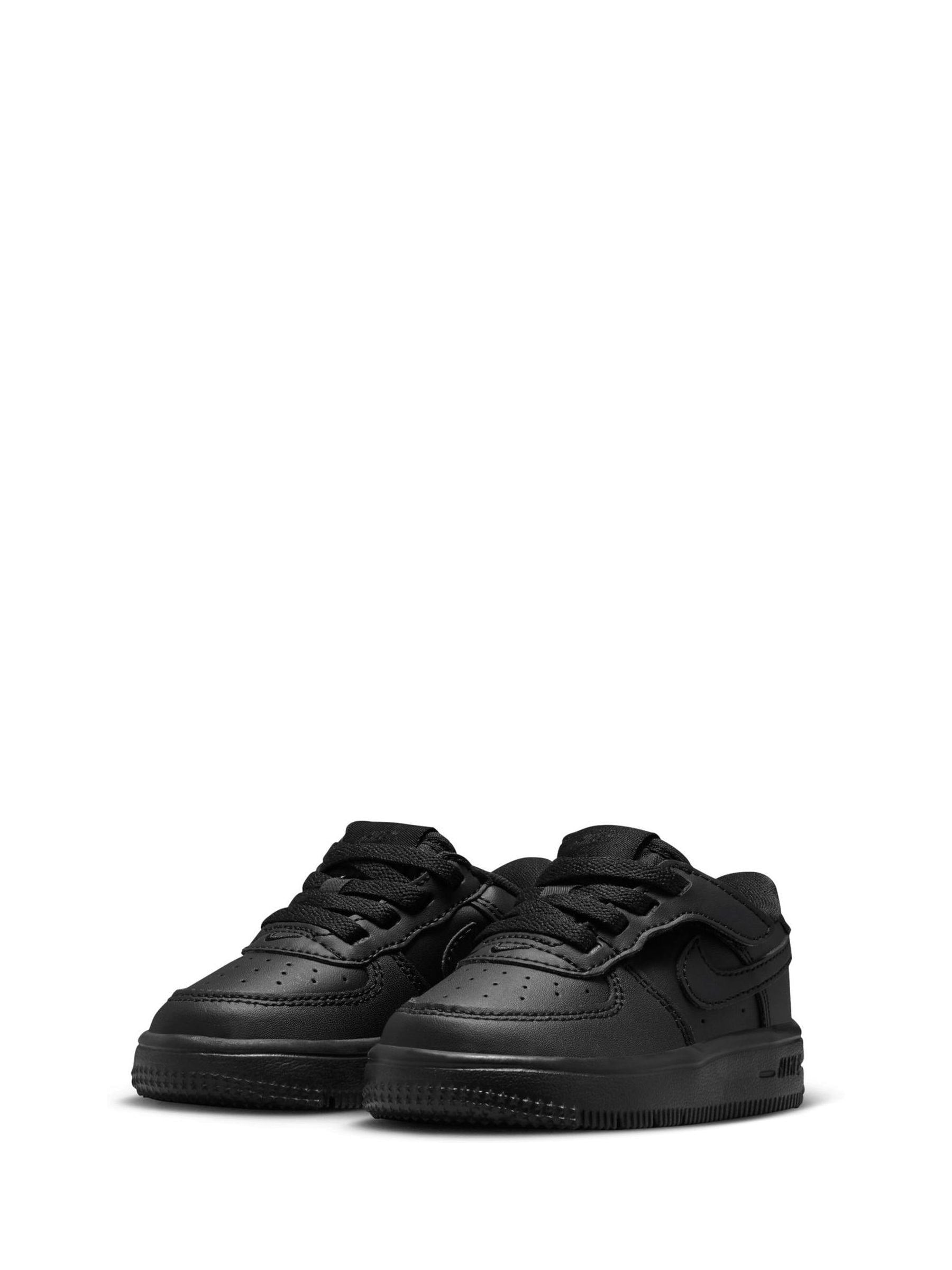 Nike Black Infant Air Force 1 Easy On Trainers image 5