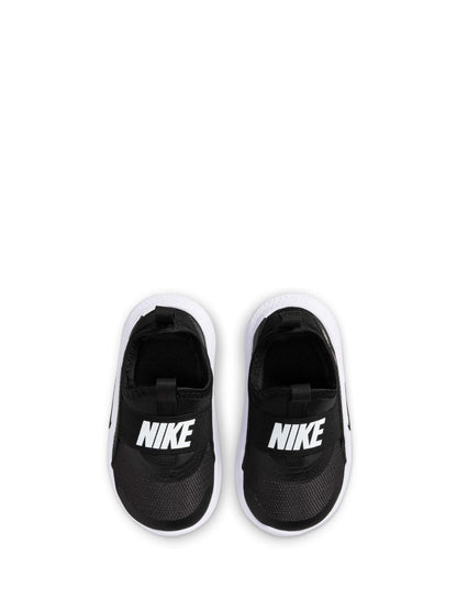 Nike Black/White Infant Flex Runner 4 Trainers image 7