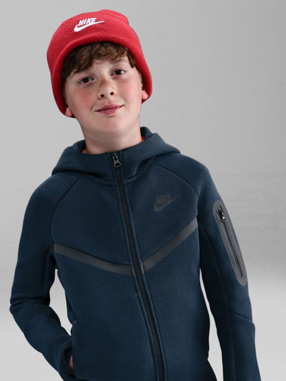 Dsiney Kidz - Nike Blue Tech Fleece Zip Through Hoodie image 1