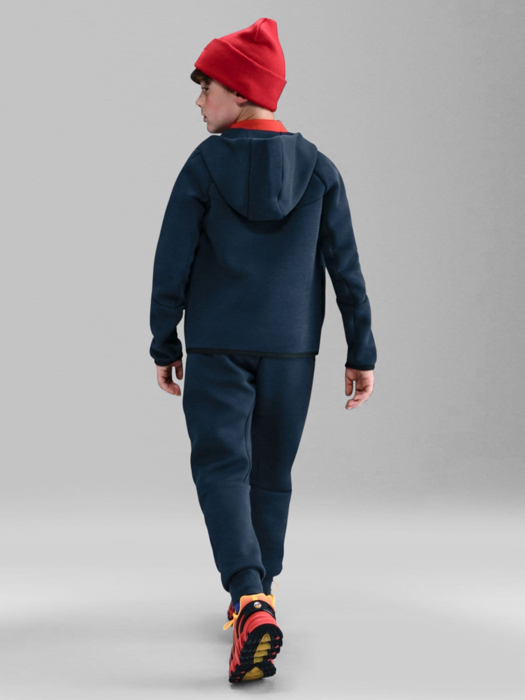 Dsiney Kidz - Nike Blue Tech Fleece Zip Through Hoodie image 3