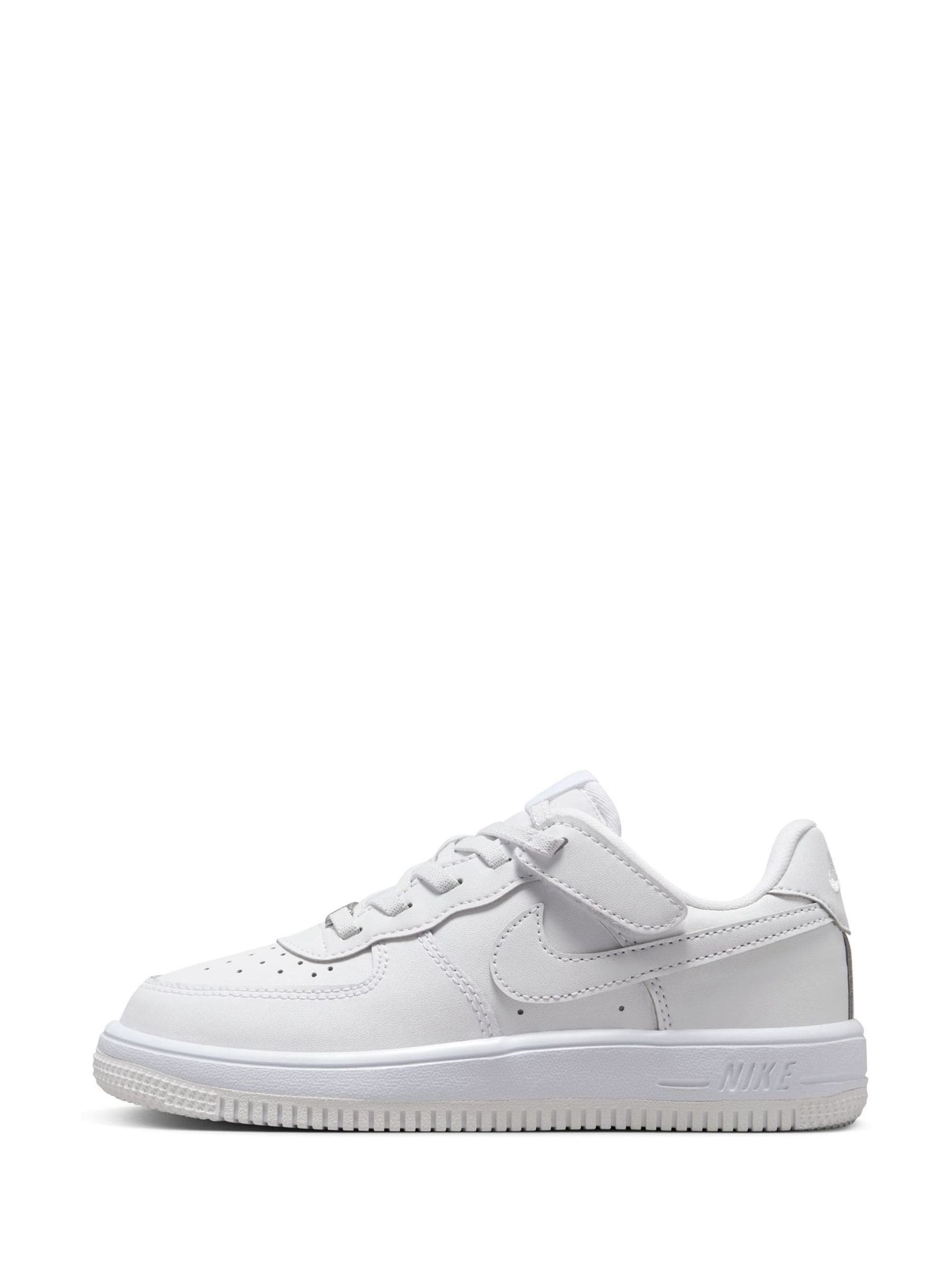 Nike White Junior Air Force 1 Easy On Trainers image 2