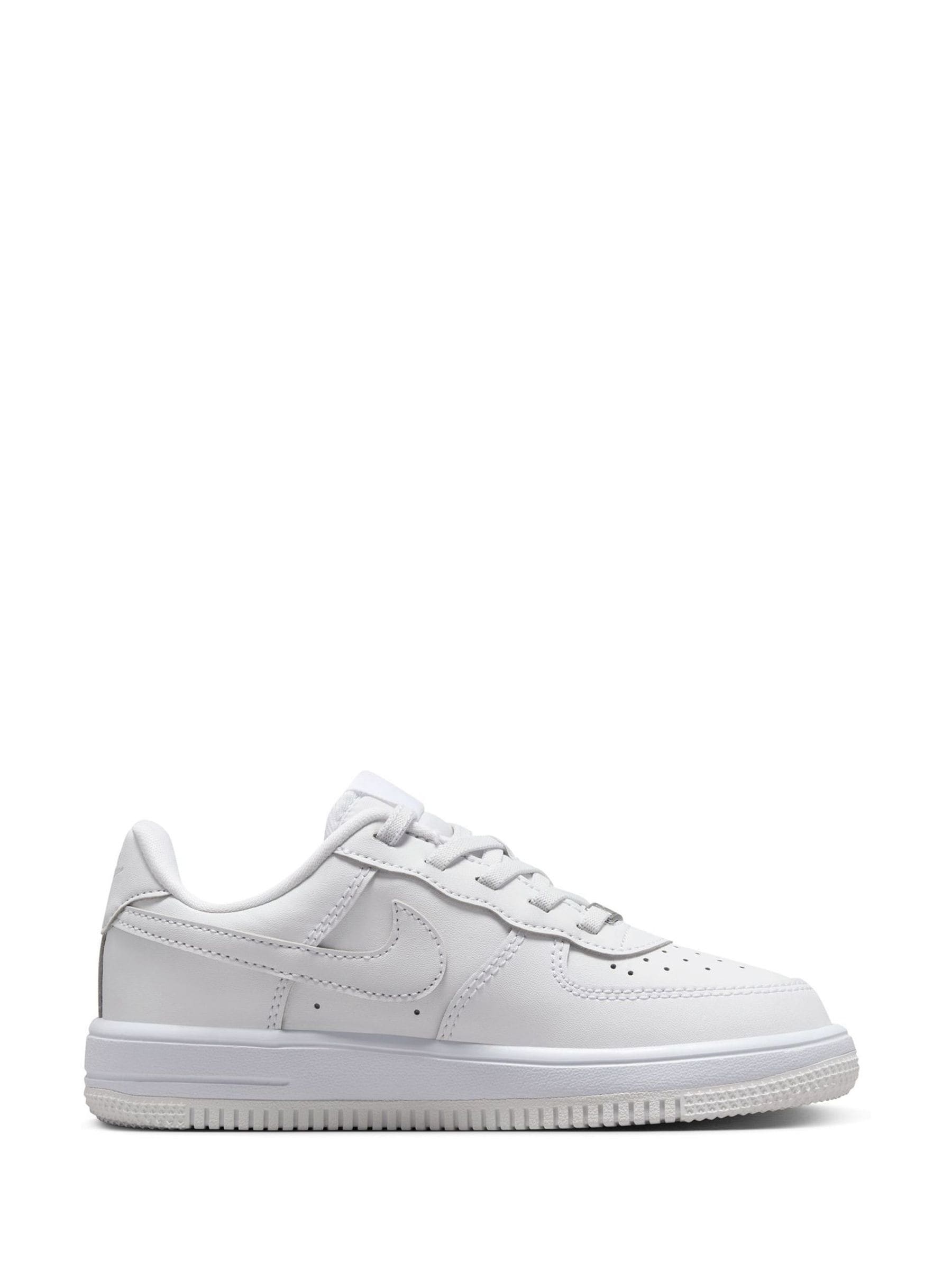 Nike White Junior Air Force 1 Easy On Trainers image 3