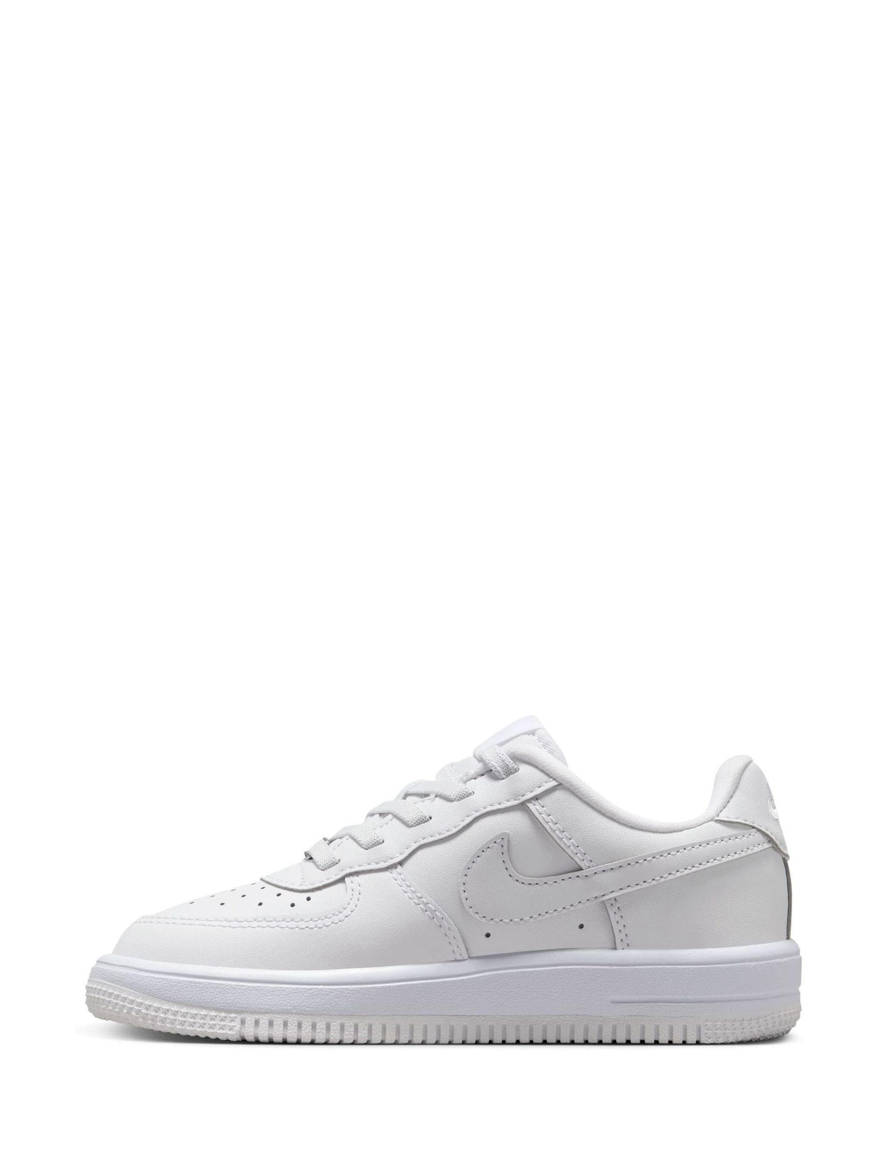 Nike White Junior Air Force 1 Easy On Trainers image 4