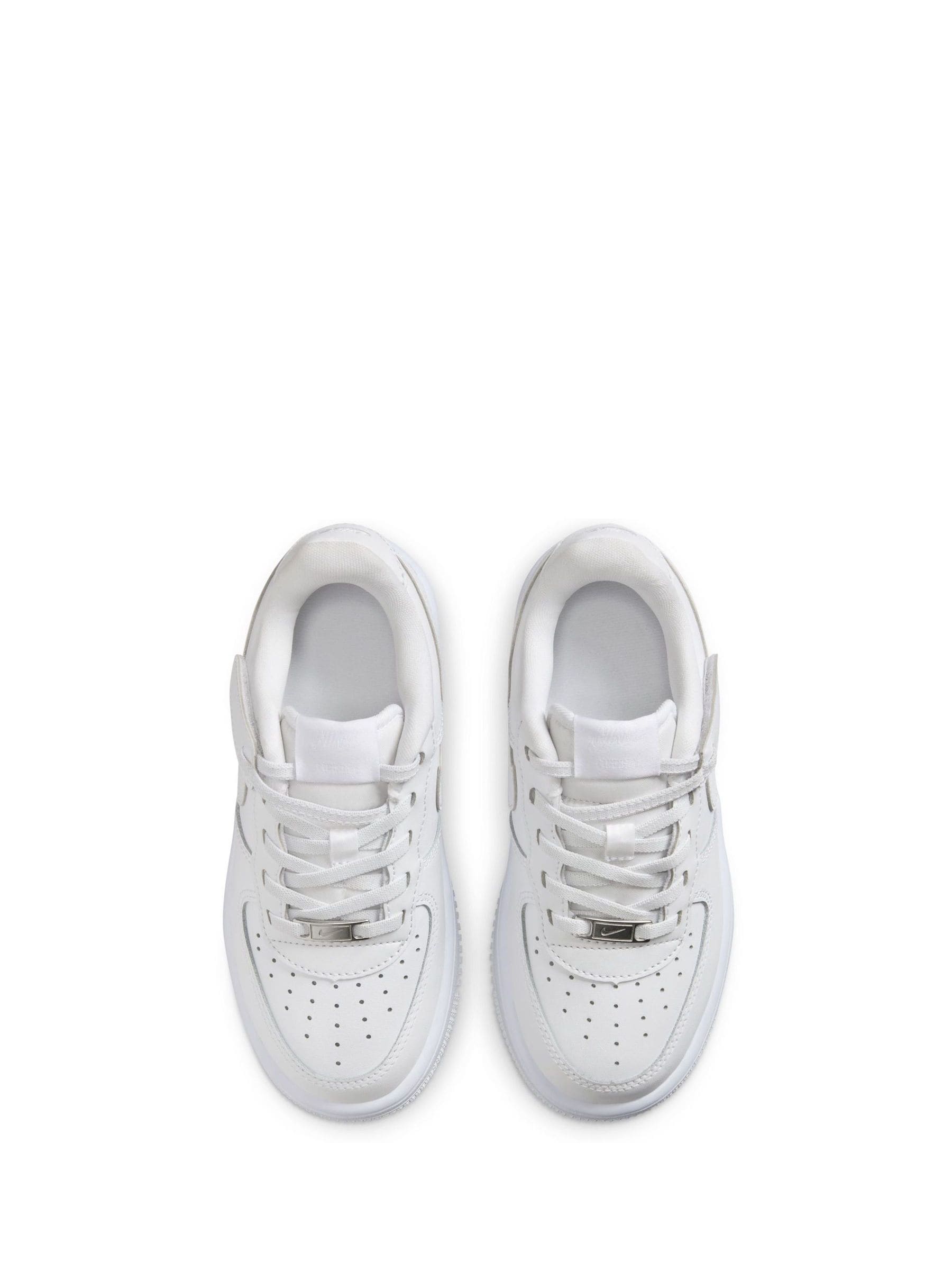 Nike White Junior Air Force 1 Easy On Trainers image 7