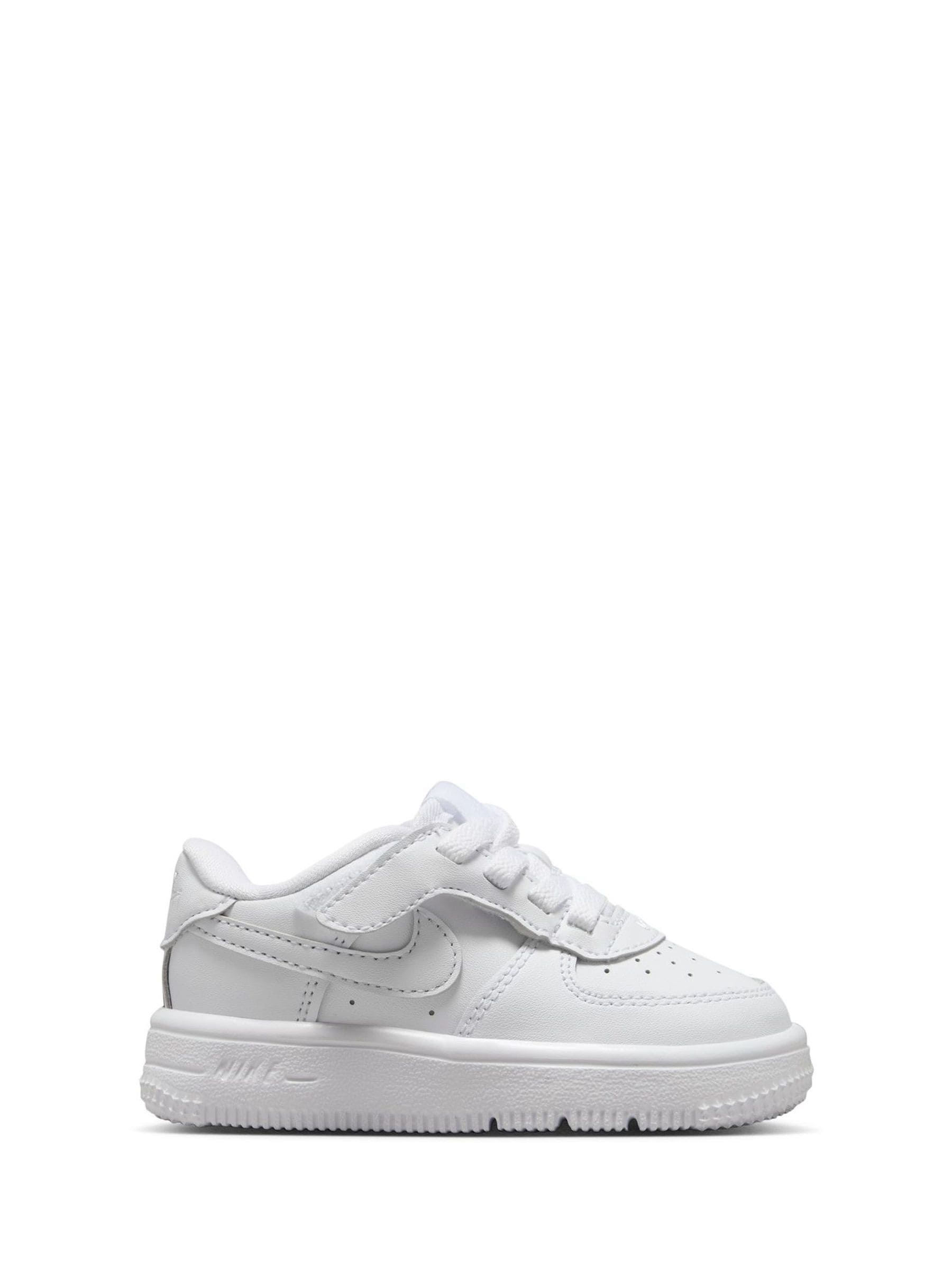 Nike White Infant Air Force 1 Easy On Trainers image 1