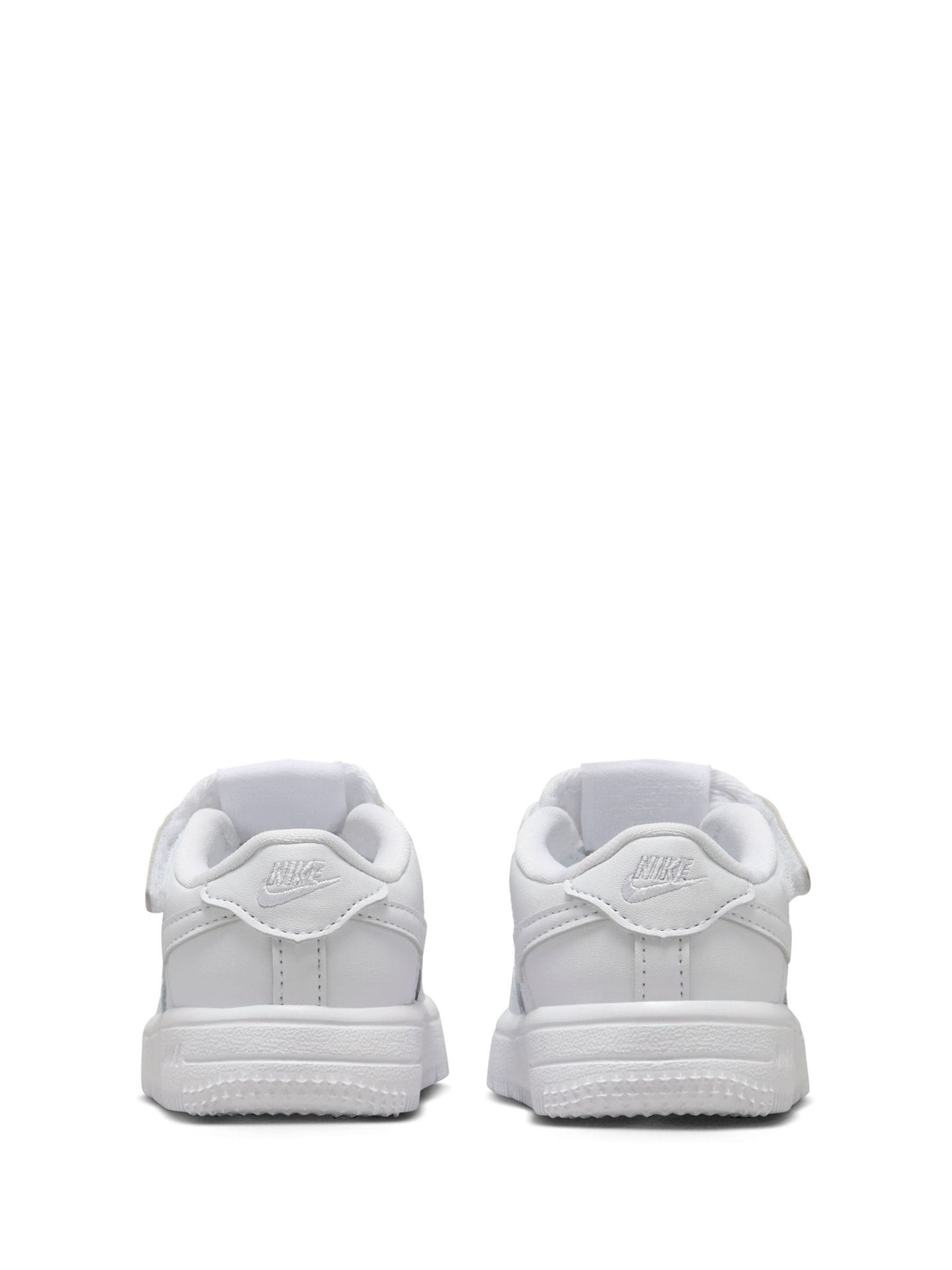 Nike White Infant Air Force 1 Easy On Trainers image 7