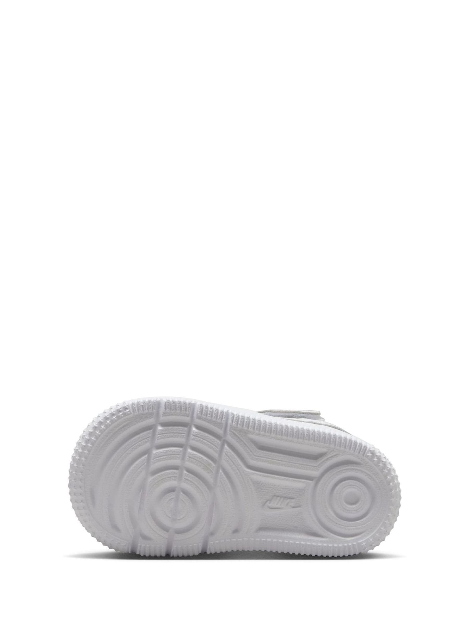 Nike White Infant Air Force 1 Easy On Trainers image 8