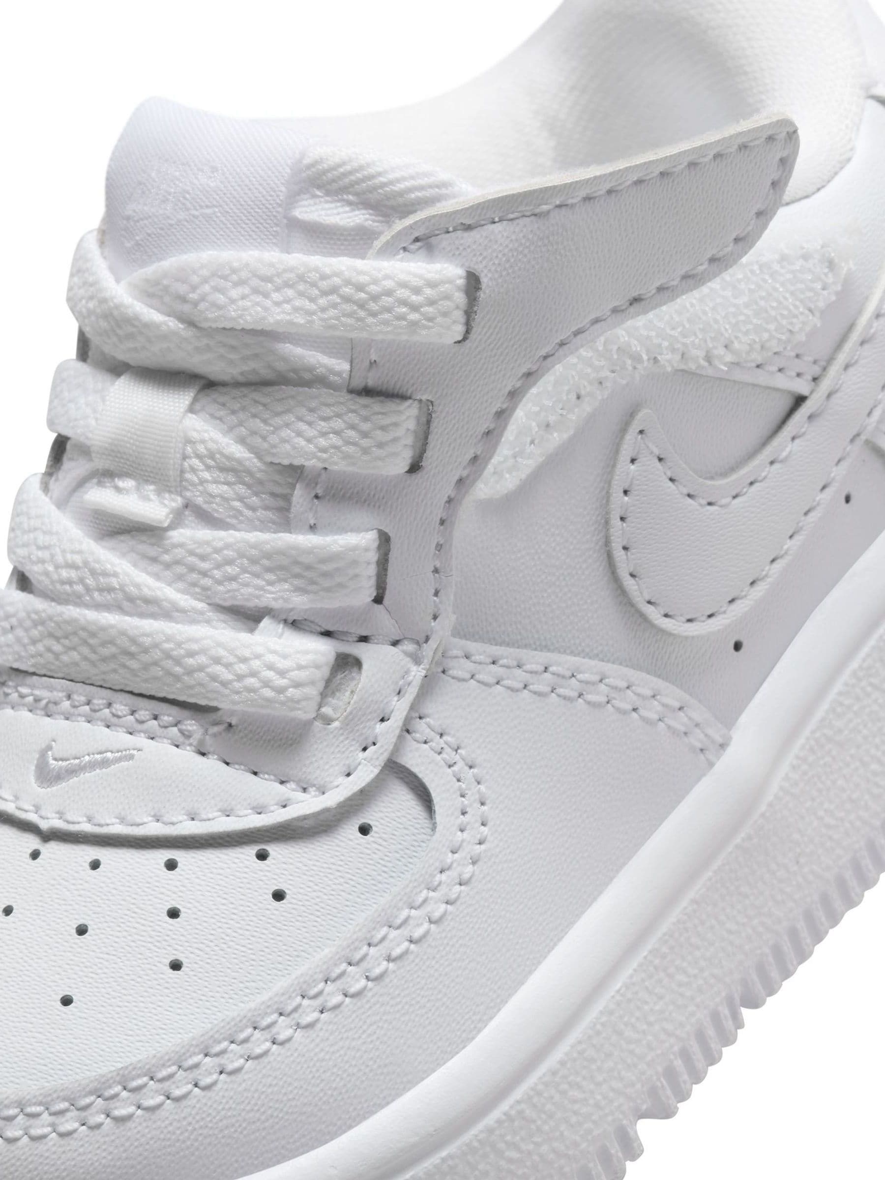 Nike White Infant Air Force 1 Easy On Trainers image 9