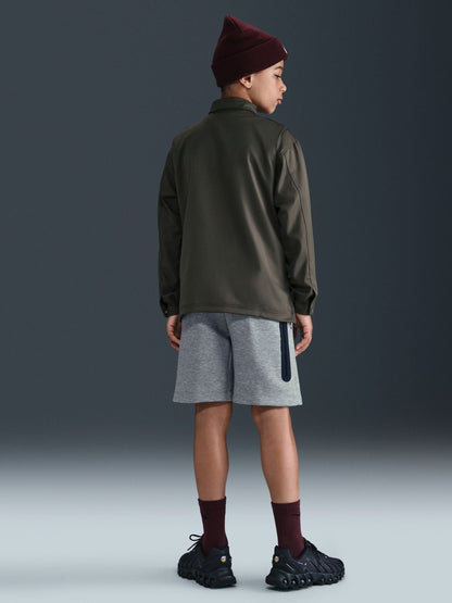 Dsiney Kidz - Nike Dark Grey Heather Tech Fleece Shorts image 2