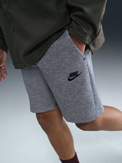 Dsiney Kidz - Nike Dark Grey Heather Tech Fleece Shorts image 5