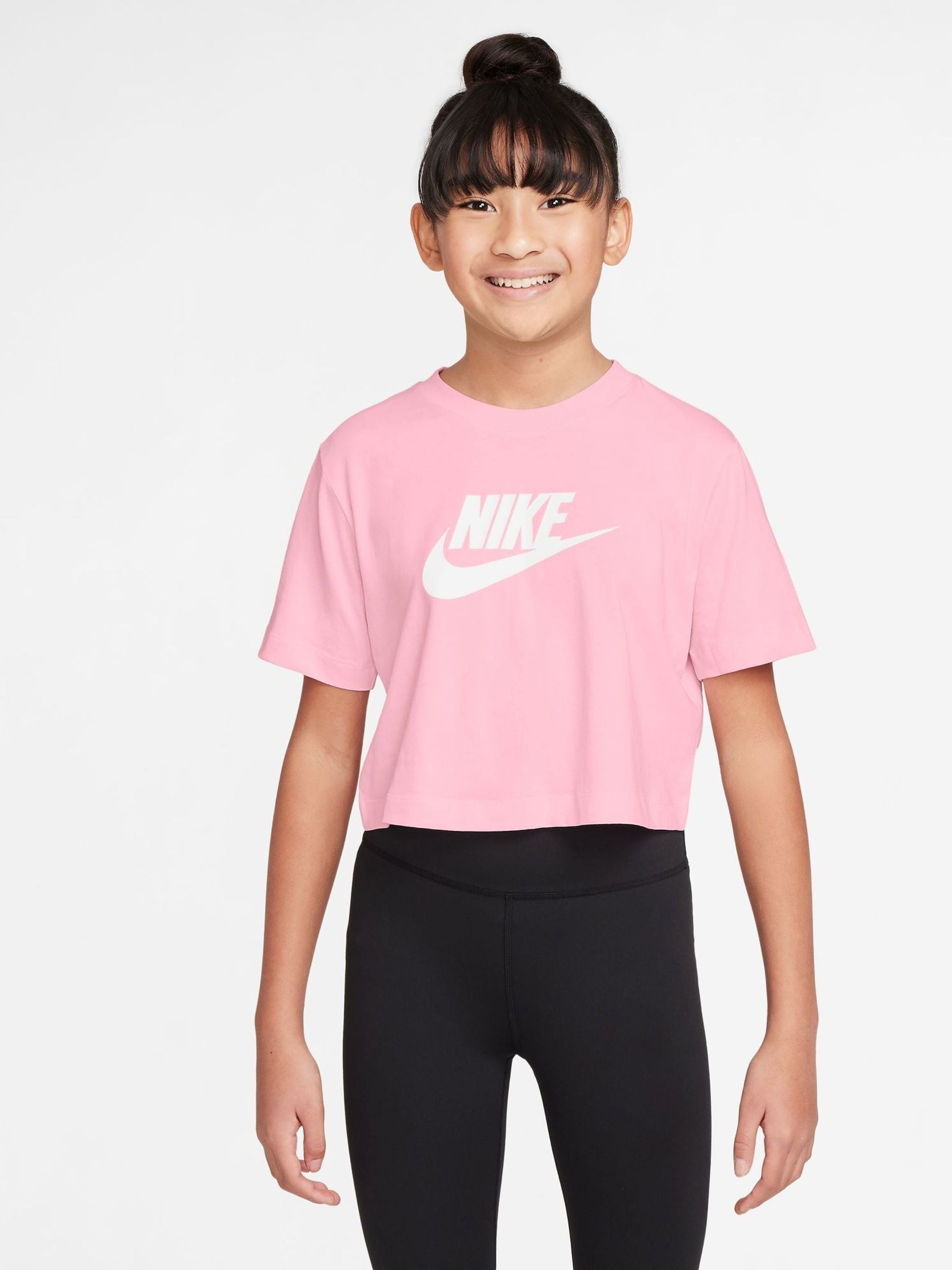Dsiney Kidz - Nike Soft Pink Cropped T-Shirt image 1