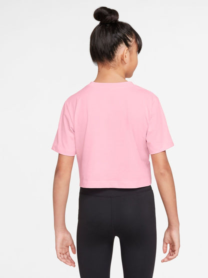 Dsiney Kidz - Nike Soft Pink Cropped T-Shirt image 2