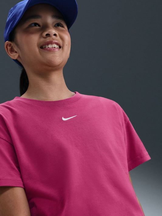 Dsiney Kidz - Nike Beet Pink Sportswear Boxy T-Shirt image 1