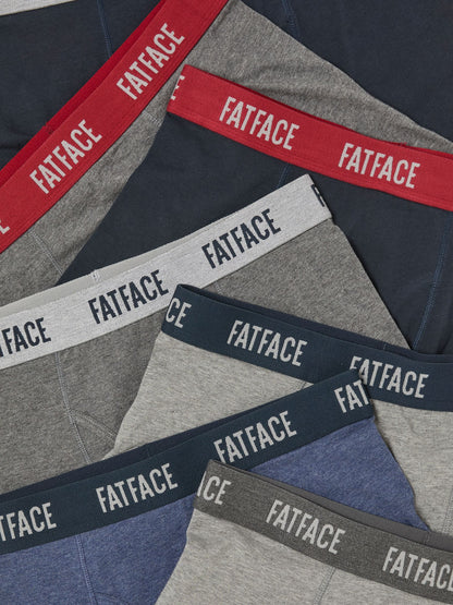 Dsiney Kidz - FatFace 7 Pack Grey & Blue Classic Boxers image 2