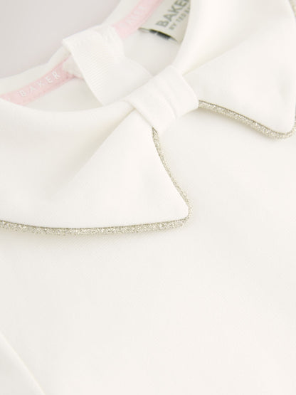 Dsiney Kidz - Baker by Ted Baker Bow Collared Ponte Dress image 5