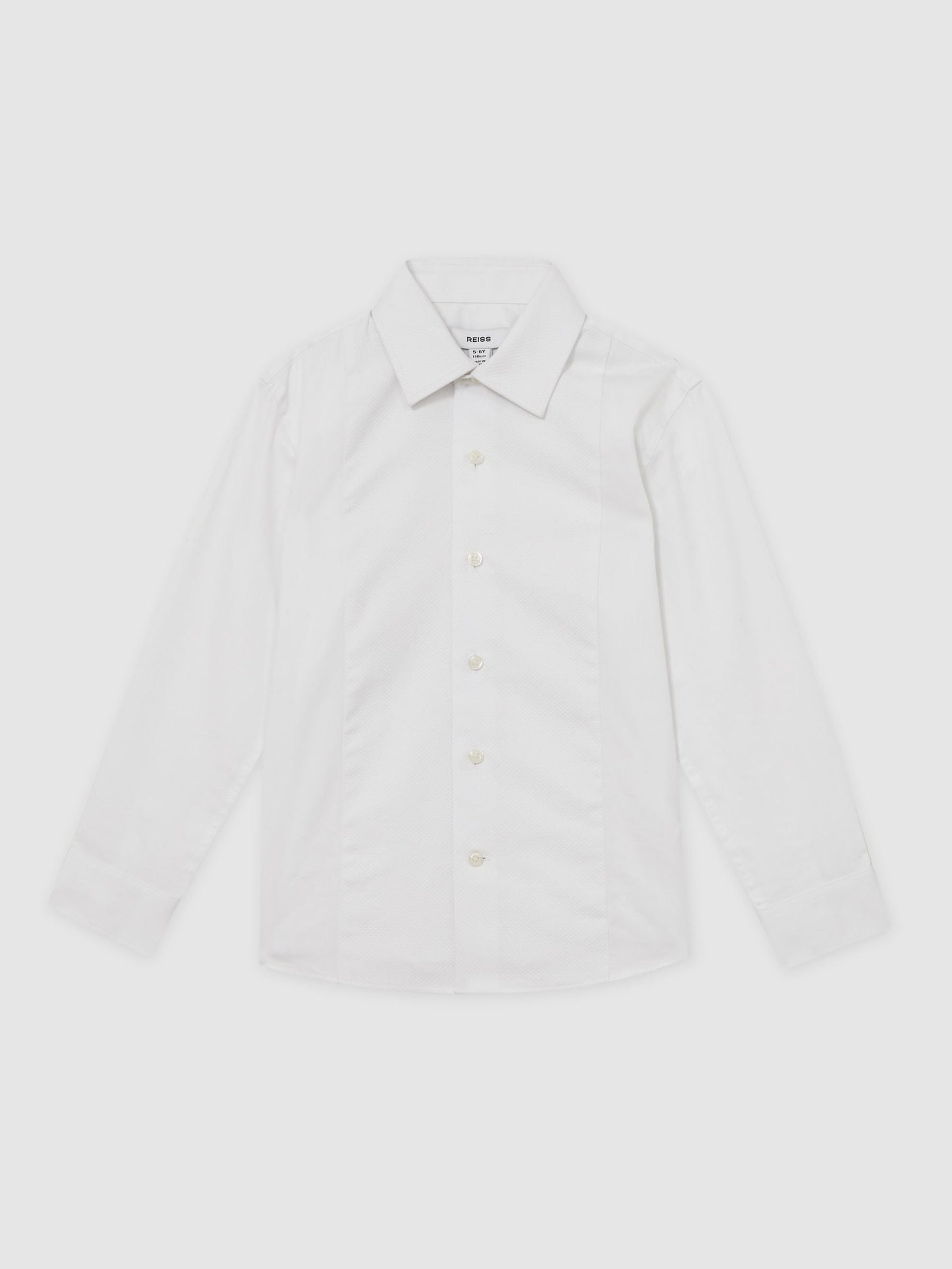 Reiss White Marcel 9-13 yrs Cotton Slim-Fit Dinner Shirt image 2