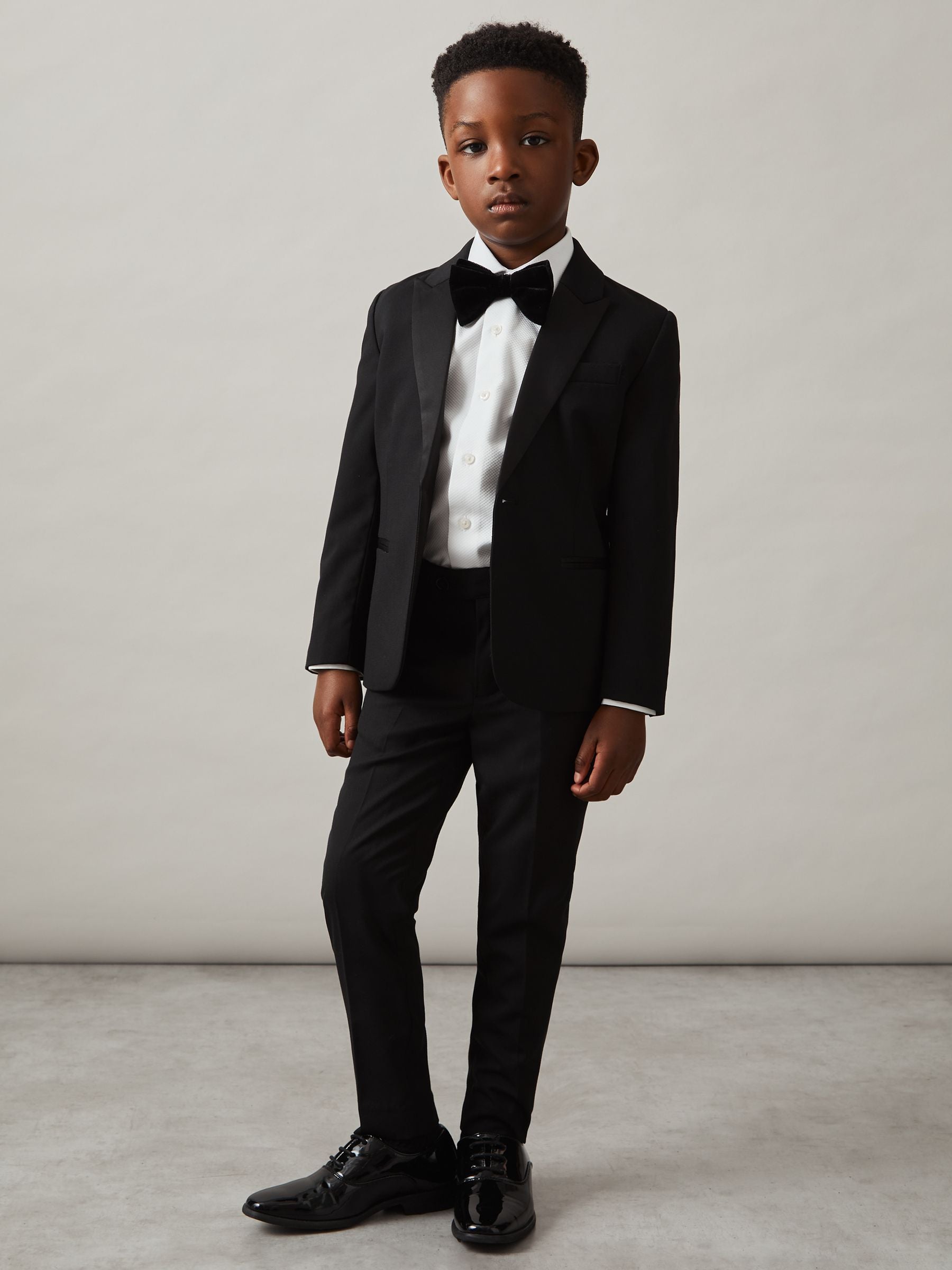 Reiss White Marcel 9-13 yrs Cotton Slim-Fit Dinner Shirt image 4