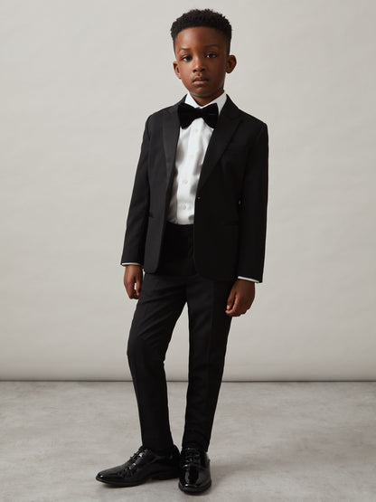 Reiss White Marcel 9-13 yrs Cotton Slim-Fit Dinner Shirt image 4