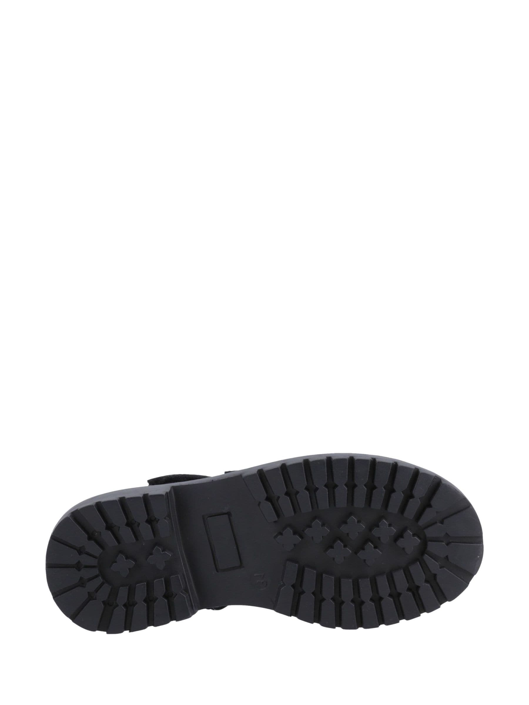 Hush Puppies Black Junior Astrid Bow Patent School Shoes image 5
