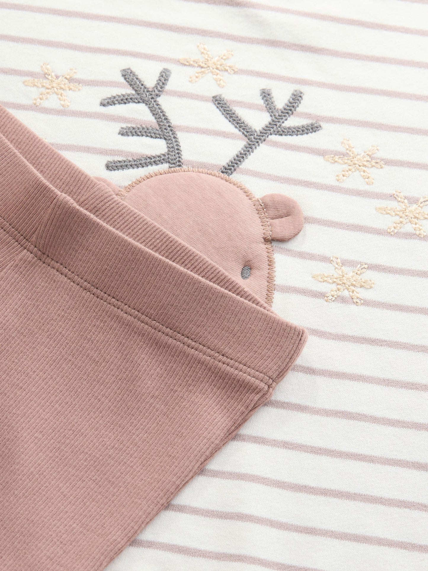 Neutral Reindeer Long Sleeve Top and Flare Set (3mths-7yrs)