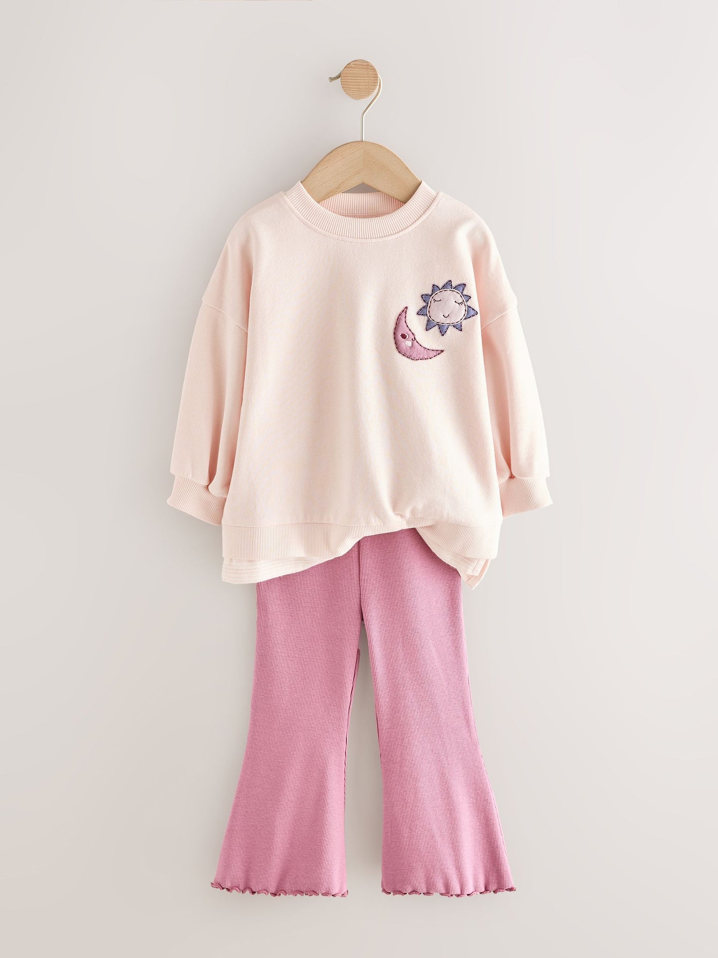 Pink Stars Long Sleeve Top and Flare Set (3mths-7yrs) image 6