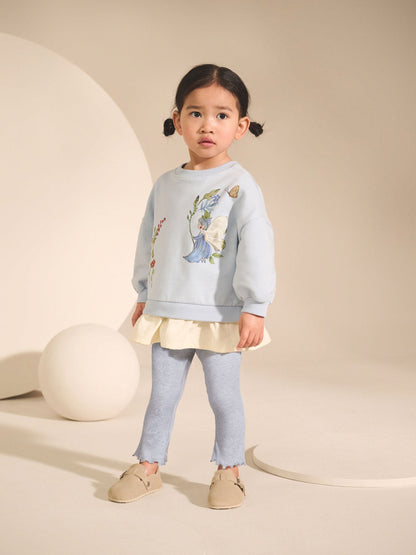 Blue Fairy Long Sleeve Top and Leggings Set (3mths-7yrs) image 1