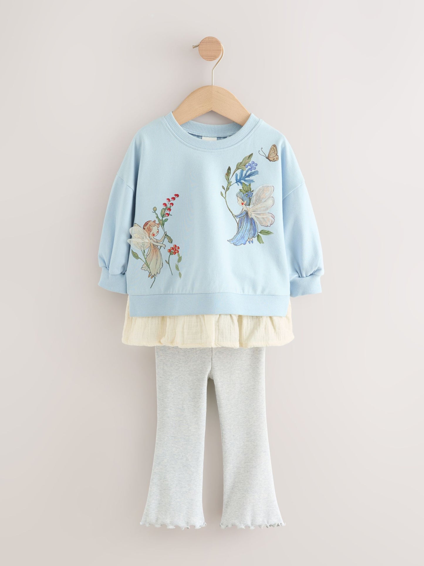 Blue Fairy Long Sleeve Top and Leggings Set (3mths-7yrs) image 3