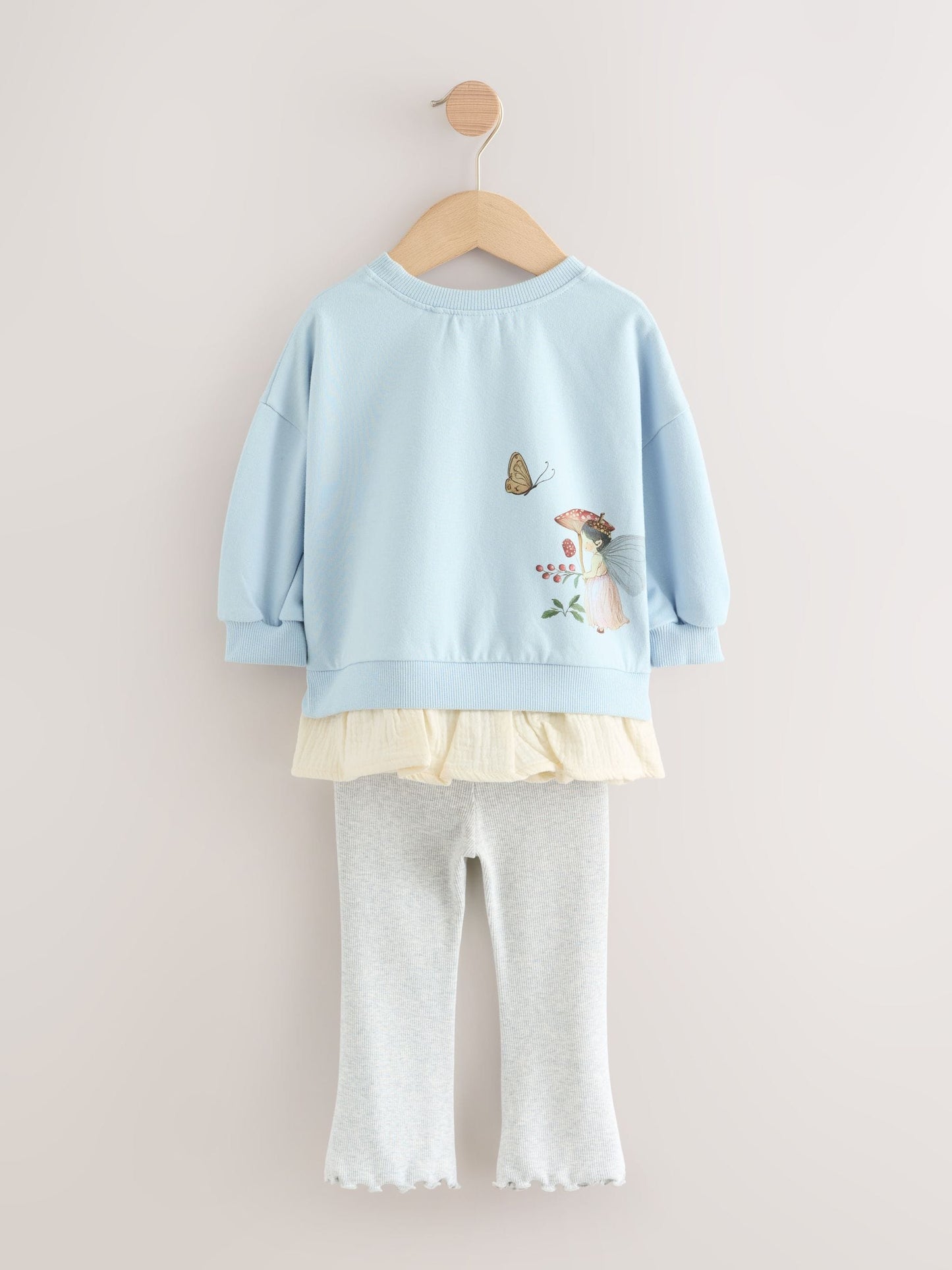 Blue Fairy Long Sleeve Top and Leggings Set (3mths-7yrs) image 4