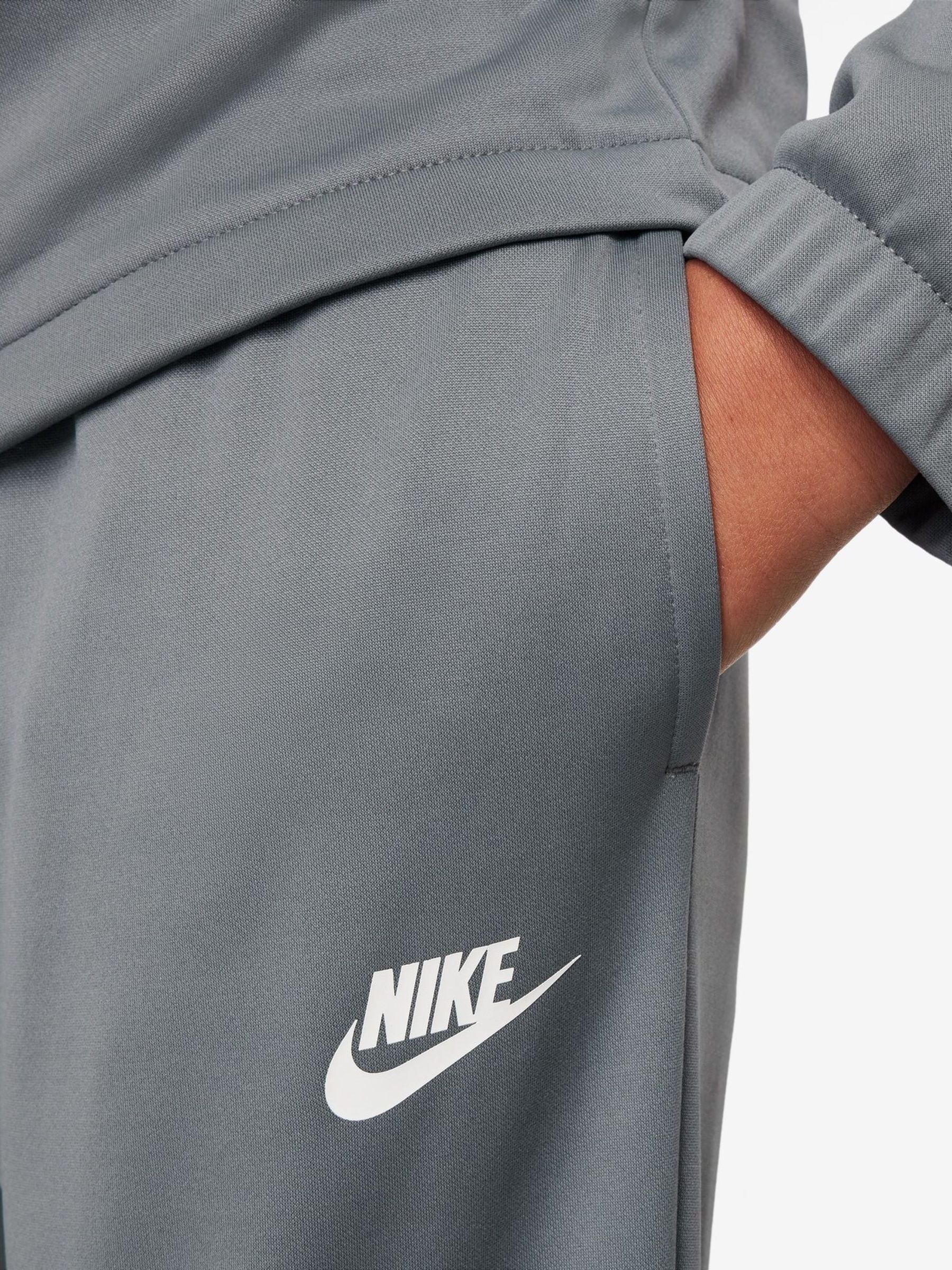Dsiney Kidz - Nike Grey Dri-Fit Poly Zip Through Tracksuit image 4