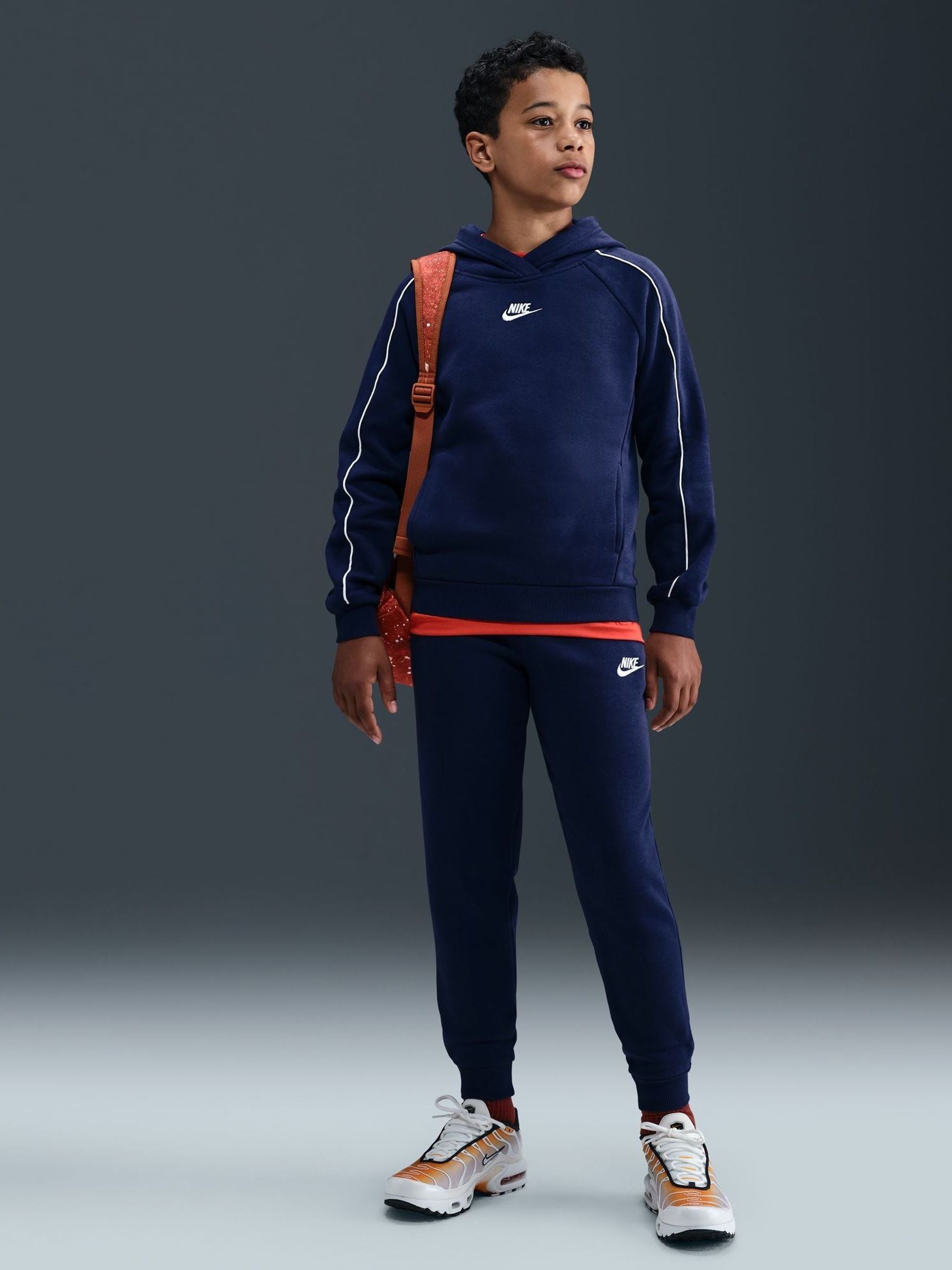 Dsiney Kidz - Nike Midnight Navy Club Hoodie & Jogger Set image 1