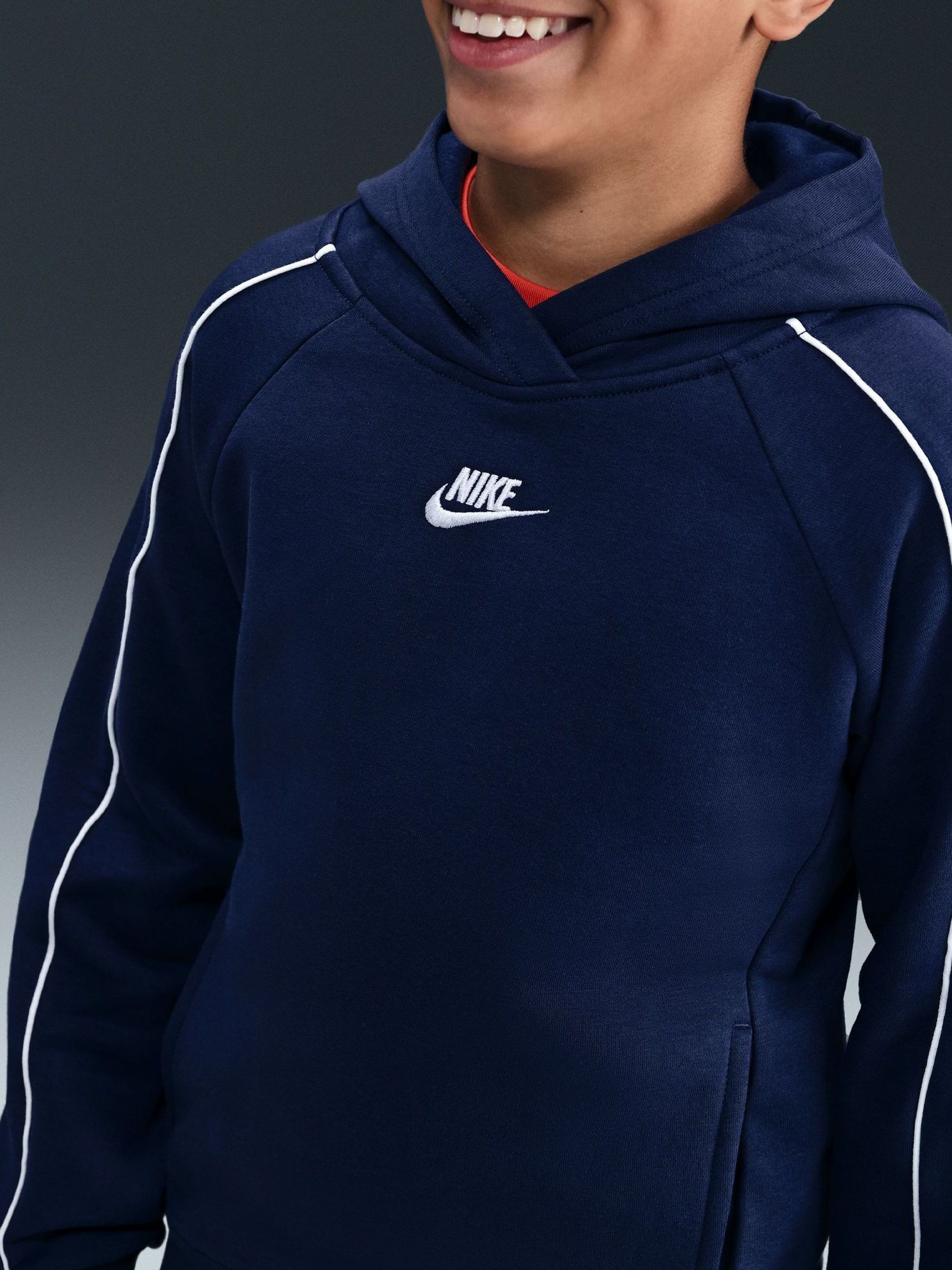 Dsiney Kidz - Nike Midnight Navy Club Hoodie & Jogger Set image 3