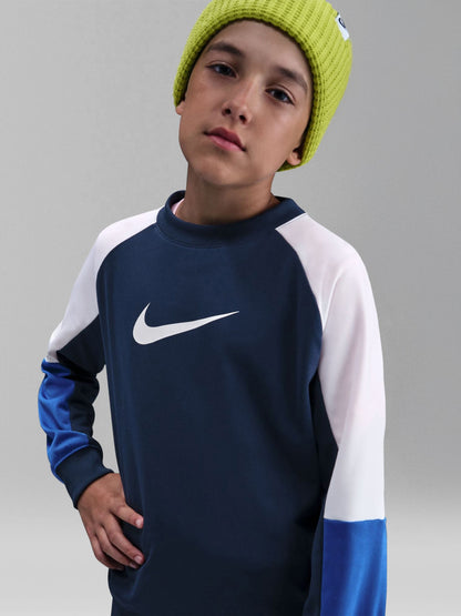 Dsiney Kidz - Nike Midnight Navy Dri-FIT Poly Crew Tracksuit image 4