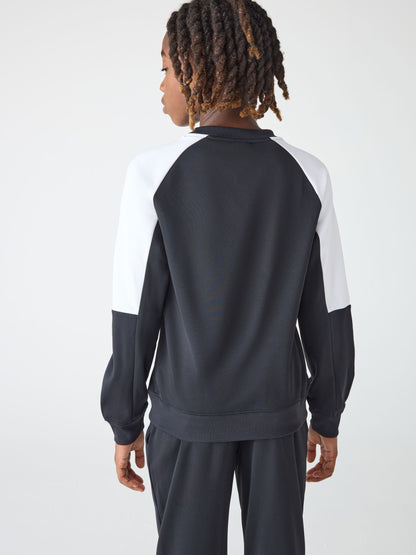 Dsiney Kidz - Nike Black Dri-FIT Poly Crew Tracksuit image 2