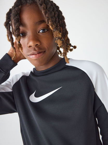 Dsiney Kidz - Nike Black Dri-FIT Poly Crew Tracksuit image 4