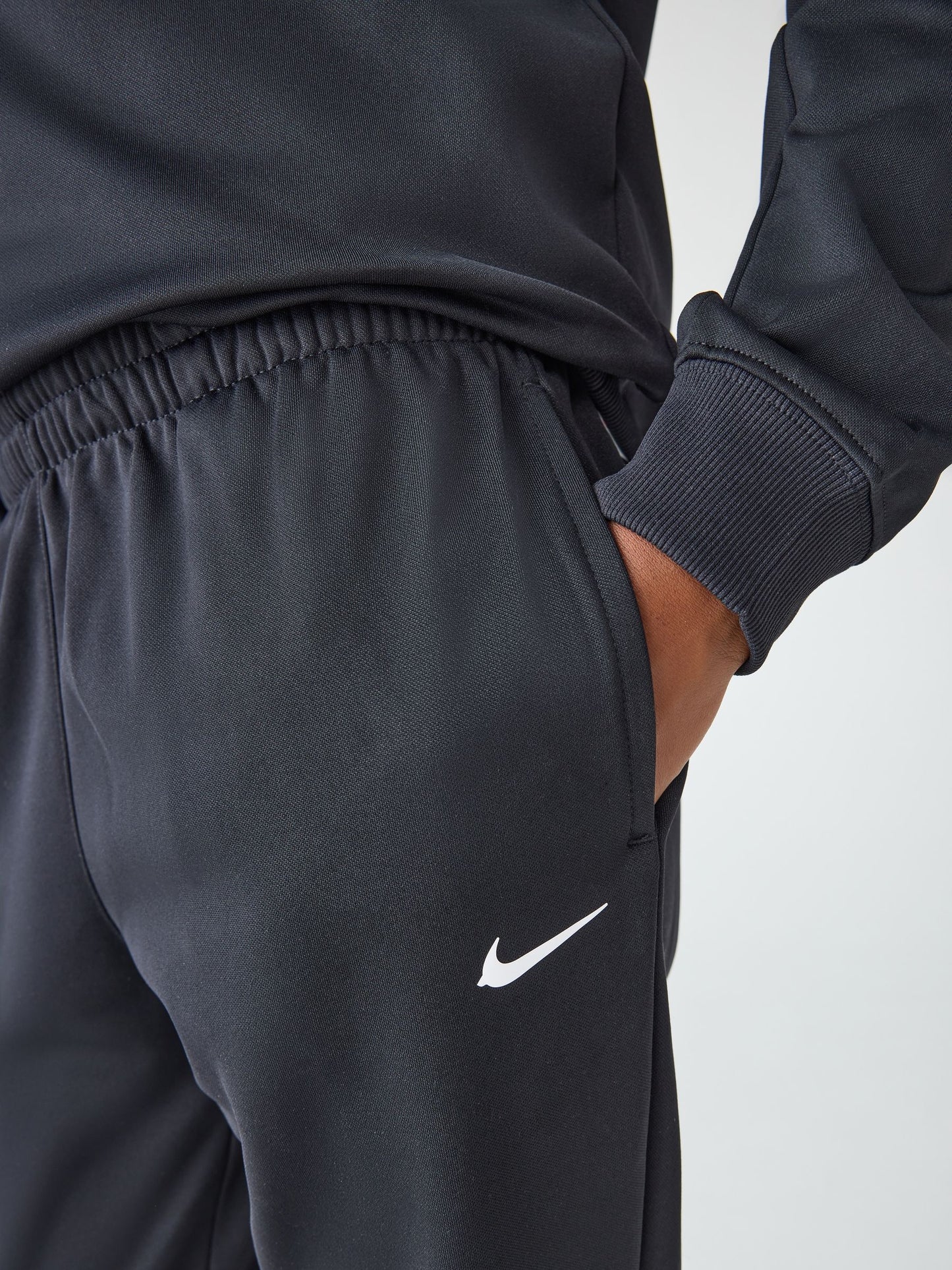 Dsiney Kidz - Nike Black Dri-FIT Poly Crew Tracksuit image 5