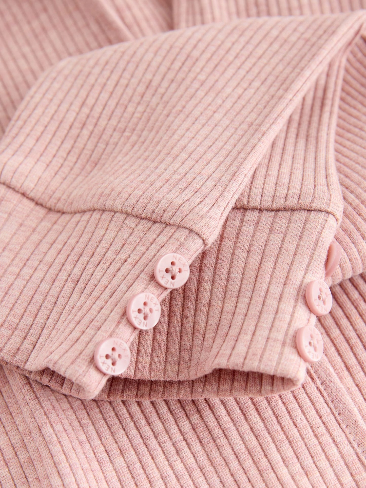 Light Pink Ribbed Hooded Cardigan and Leggings Set (3mths-7yrs) image 10