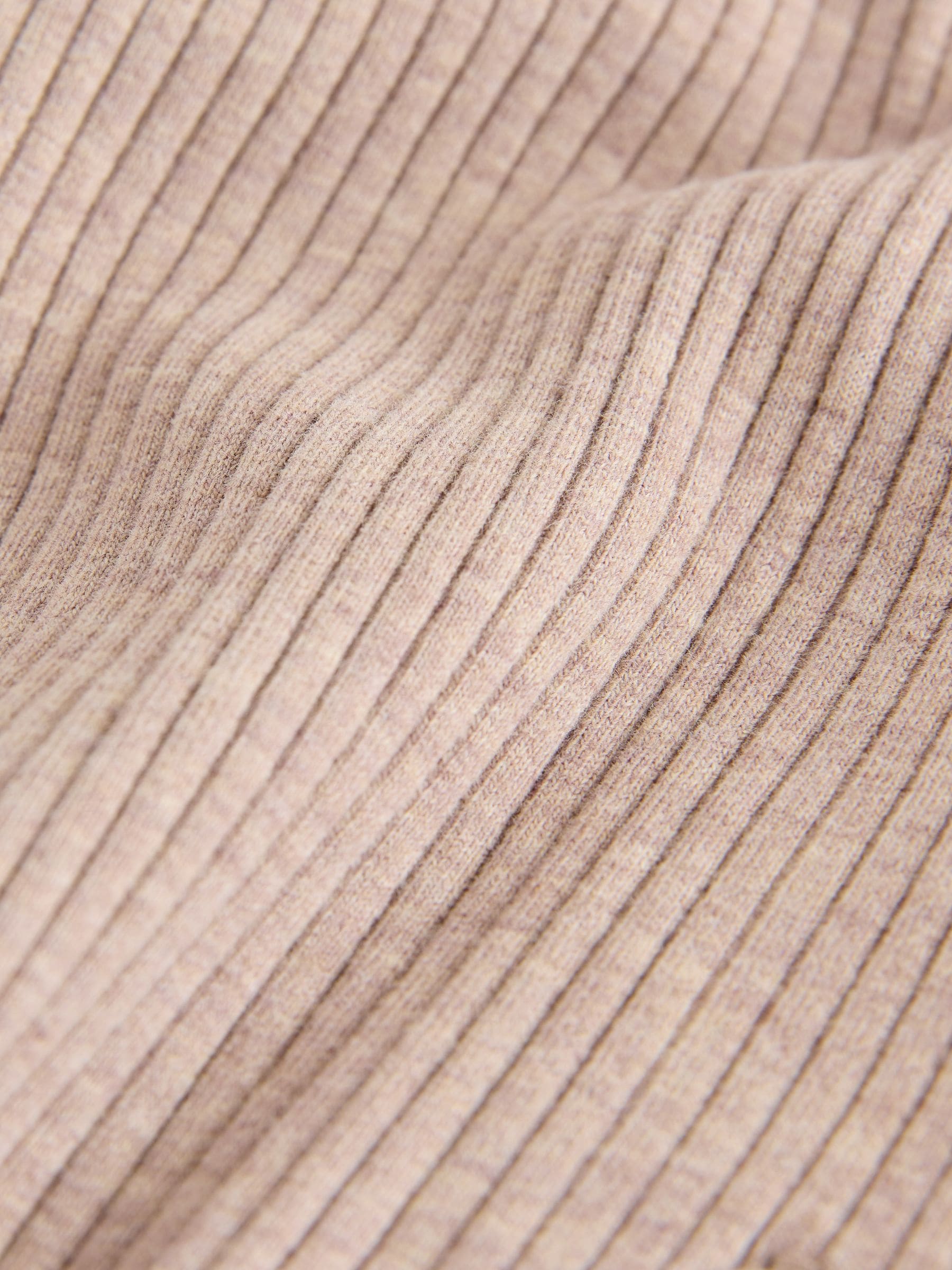 Brown Ribbed Hooded Cardigan and Leggings Set (3mths-7yrs) image 9