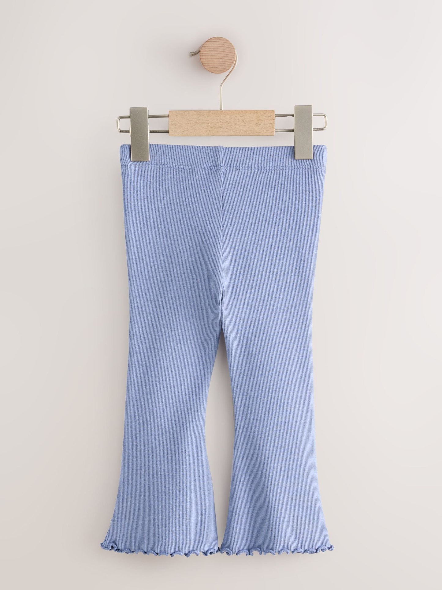 Blue Rib Flare Leggings (3mths-7yrs) image 5