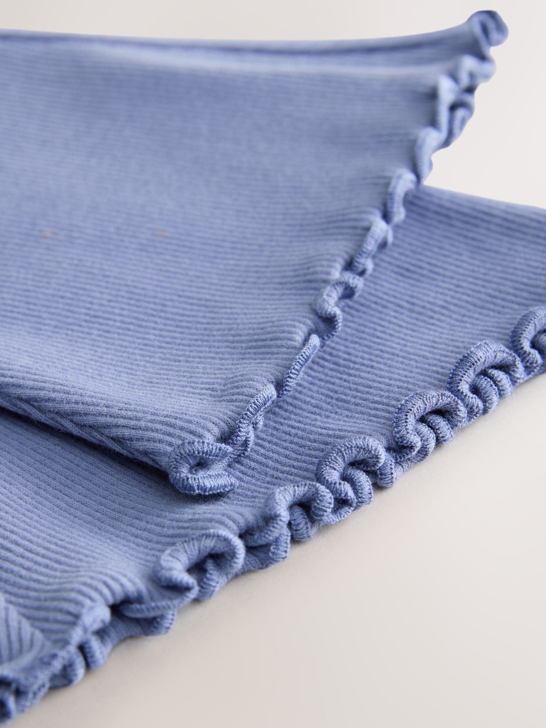 Blue Rib Flare Leggings (3mths-7yrs) image 7