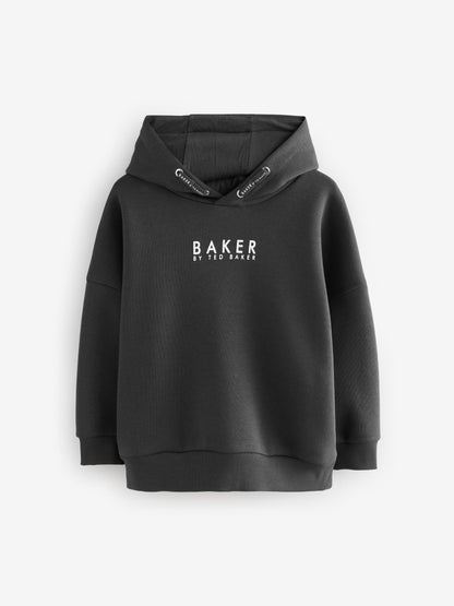 Baker by Ted Baker Oversized Back Print Hoodie image 1