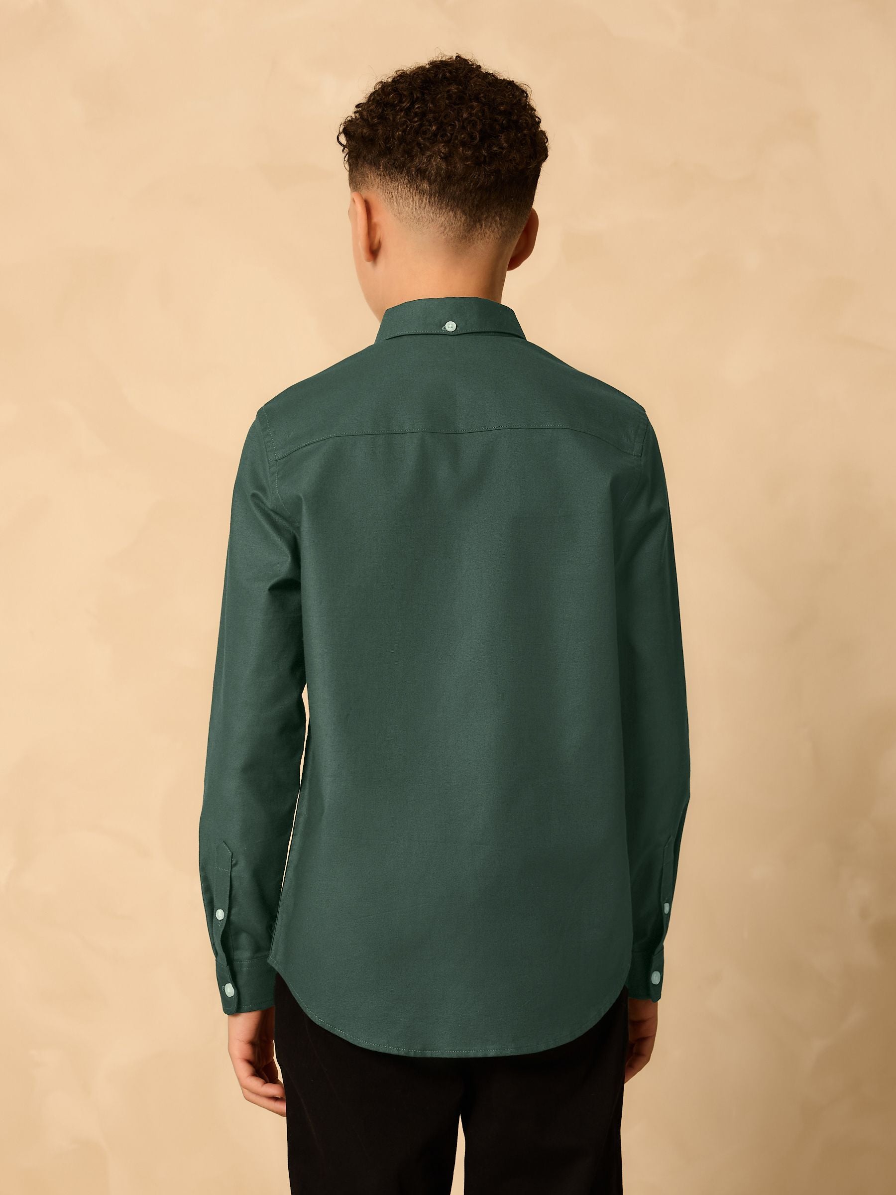 Dsiney Kidz - Dark Green Single Oxford Shirt (3-16yrs) image 3