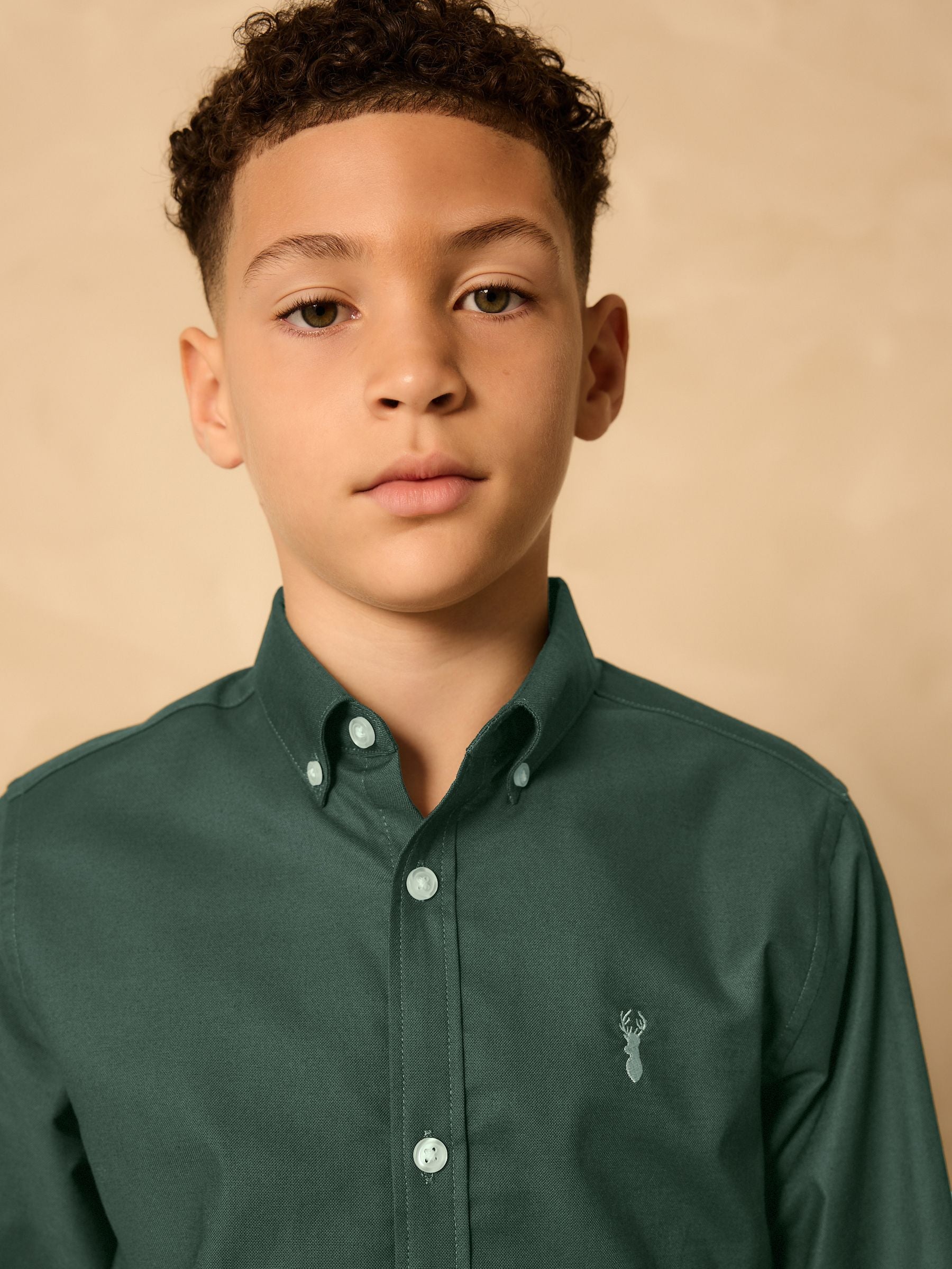 Dsiney Kidz - Dark Green Single Oxford Shirt (3-16yrs) image 4