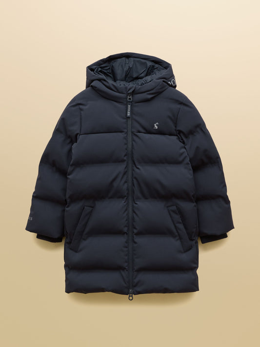 Joules Kids' Padwell Navy Waterproof Padded Coat - image 1