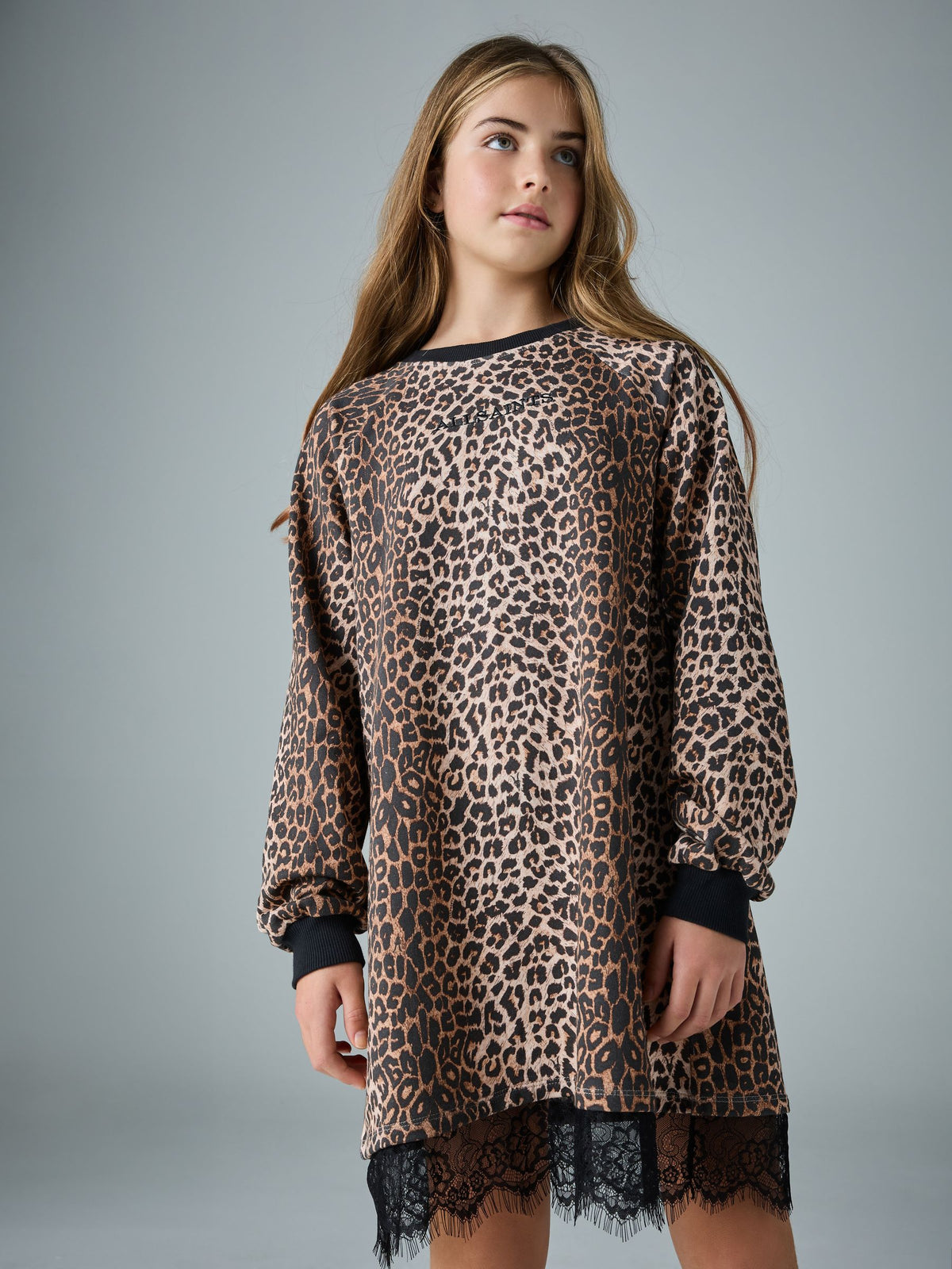 smALLSAINTS Leopard Lee Lace Sweat Dress - image 2