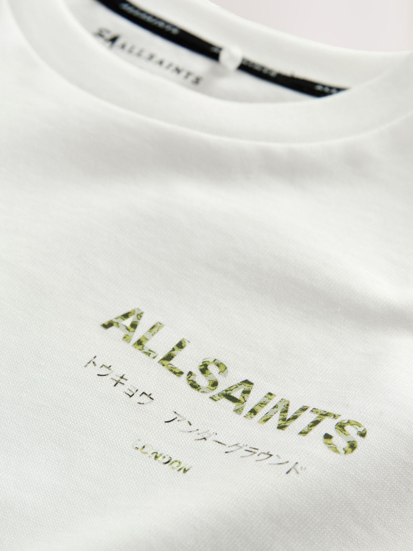 Dsiney Kidz - smALLSAINTS White/Camo Oversized Underground Crew Neck Cotton T-Shirt image 7